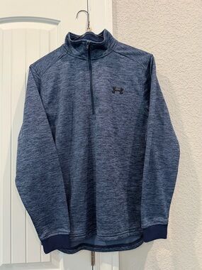 Under Armour Navy Heather 1/4 Zip Pullover